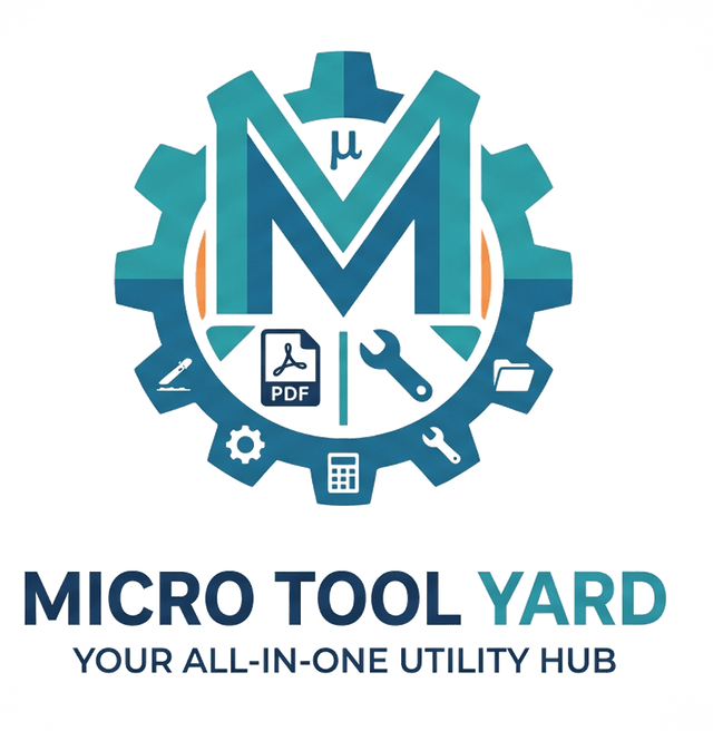 Micro Tool Yard — your all-in-one utility hub